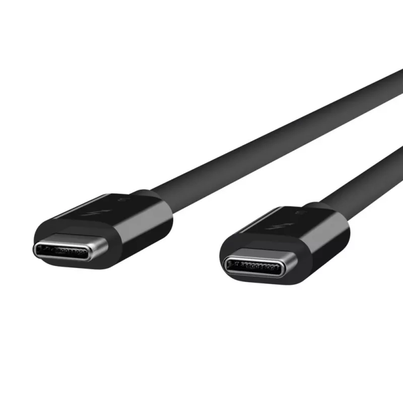 Cable USB C to USB C Belkin F2CD084bt0.8MBK 0.8 m 40 Gbit/s Black