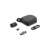 Microphone receiver DJI Mic 3 Camera mount black — battery powered, includes 3.5 mm audio and USB cables