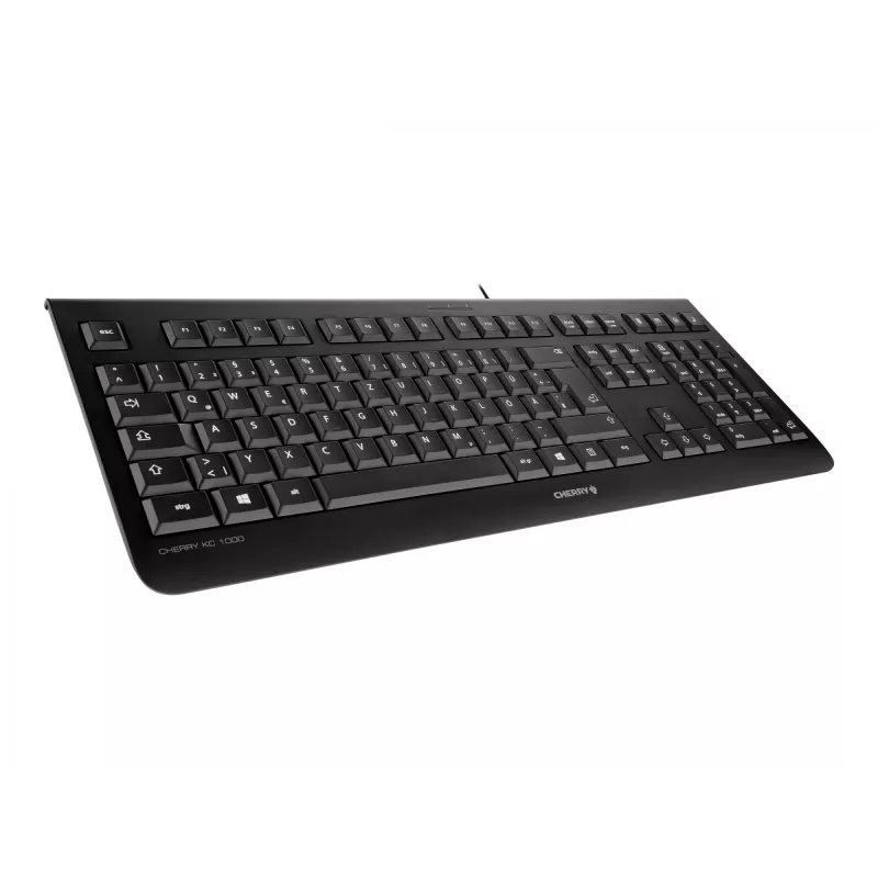 Cherry KC 1000 - Keyboard - Nordic - Black