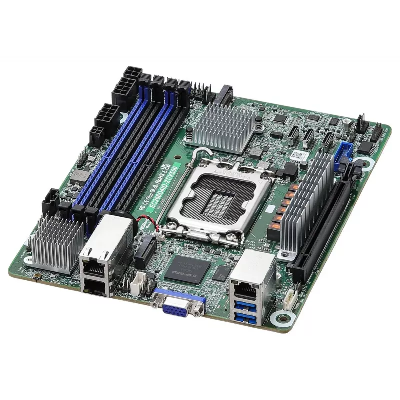ASRock EC266D4ID-2T/X550 motherboard Intel C266 LGA 1700 mini ITX