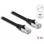 Network Cable DeLOCK RJ45 Cat.6A S/FTP 3m Black