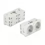 Socket outlet CEE 7/3 DELOCK Easy 45 — 250 V, 16 A, 4000 W, white, ABS/PC, 90×45×40 mm
