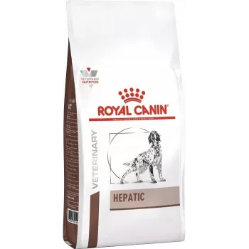 Dry dog food Royal Canin Hepatic 12 kg — adult, for liver support, protein 16%, fat 16%, gluten-free