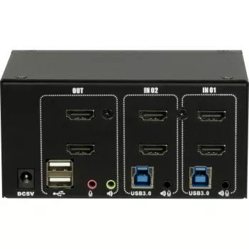 KVM switch Inter-Tech IPC AS-22HUS 2 ports USB