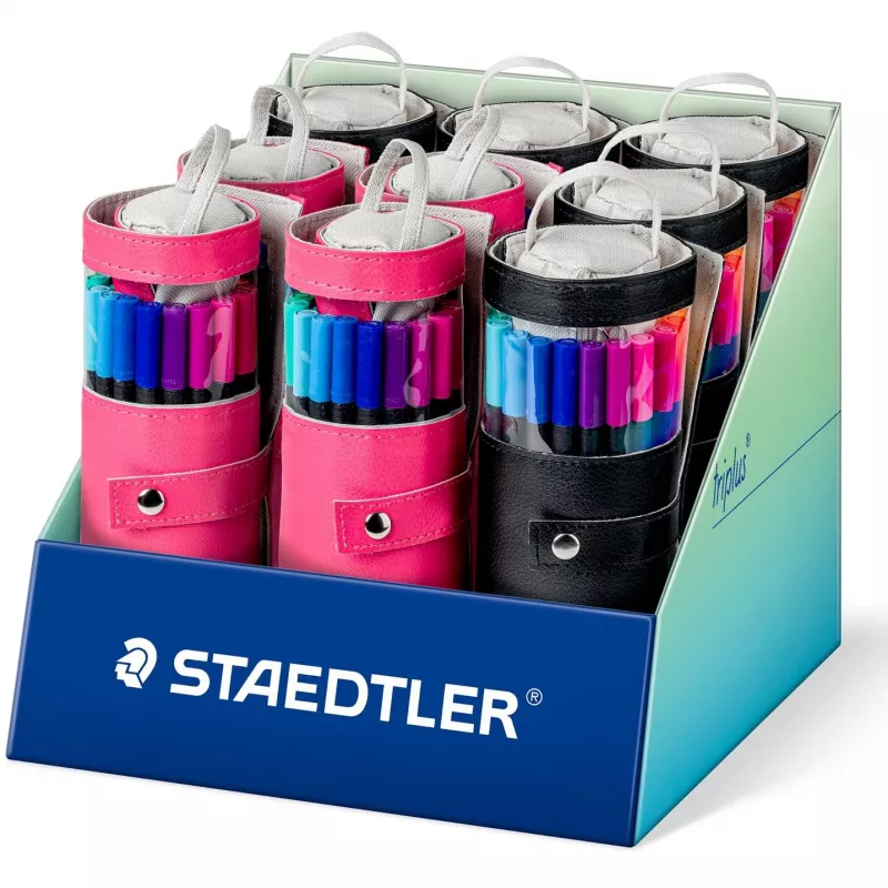 Fineliner pens Staedtler Triplus rPP 20 pieces water-based ink, assortment of colors, cap-off time not specified