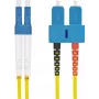 Fiber Optic Patch Cable helos LC–SC Duplex 9/125 µm OS2 15.0 m