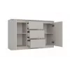 CHEST OF DRAWERS WITH 2 DOORS AND 3 DRAWERS, CASHMERE COLOUR