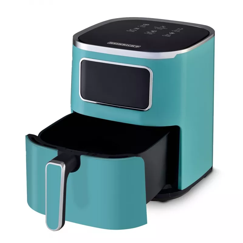 Hot air fryer HEINRICH'S HFR 8216 — 5.0 L, 1450 W, green, touch control, LED display