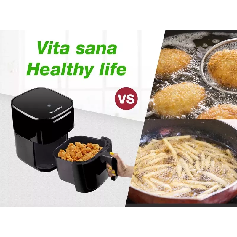 Hot air fryer Beper P101FRI051 5 L 1400 W Black