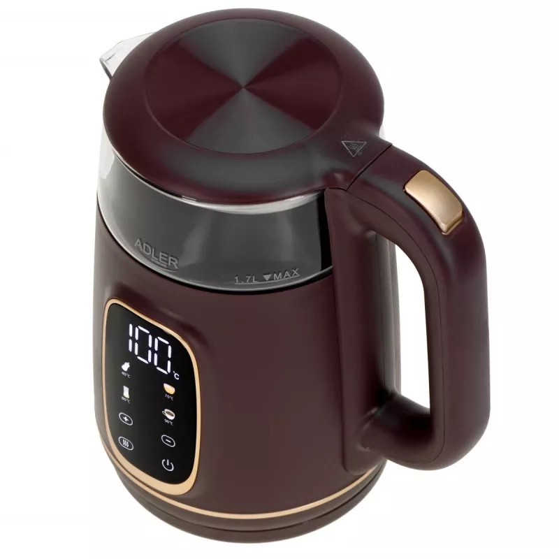 ADLER AD 1305 burgundy electric kettle