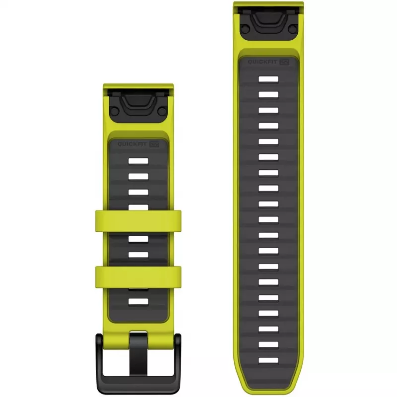 Band Garmin QuickFit 010-13392-08 Graphite Yellow