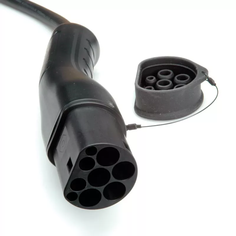 ROLINE E-Auto Ladekabel Typ2, 3-phasig, 480VAC (3P+N+E), 32 A, 22 kW, 3 m (19.08.0023)
