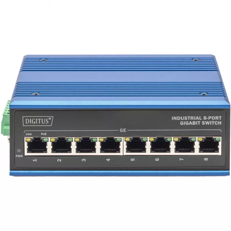Unmanaged Switch Digitus DN-651121 8 Port Gigabit Ethernet PoE