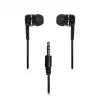 In-ear wired headphones VAKOSS LT-437EX, binaural, 3.5 mm, 1 m cable, 32 Ω, 20–20000 Hz, closed, black