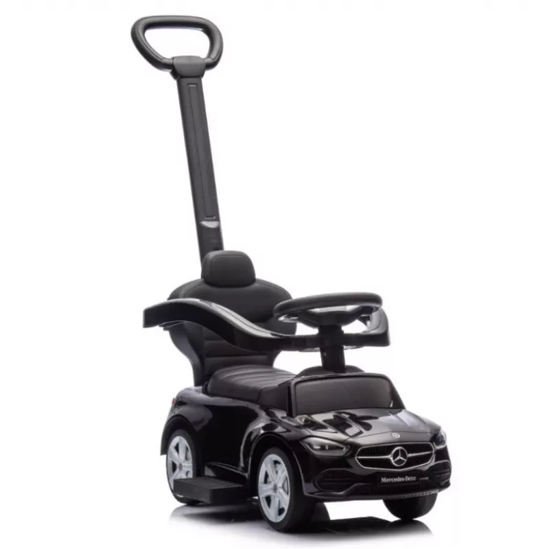 Ride-on push car milly mally Mercedes C-Class Black, model 6107