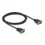 DeLOCK Serial Cable RS-232 D-Sub9 male to male 2 m Black