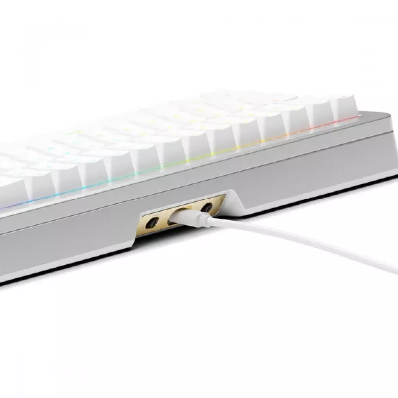 Mechanical Gaming Keyboard GLORIOUS GMMK 3 Pro 65% Pre-Built ANSI US with Fox HE Switches, Silver