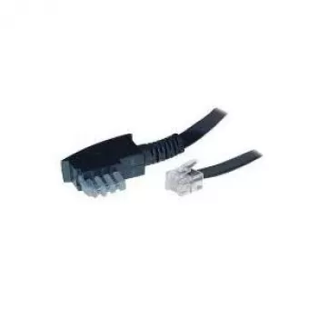 S/CONN 6m TAE-N - RJ12 Black Transparent TC 70166 ShiverPeaks