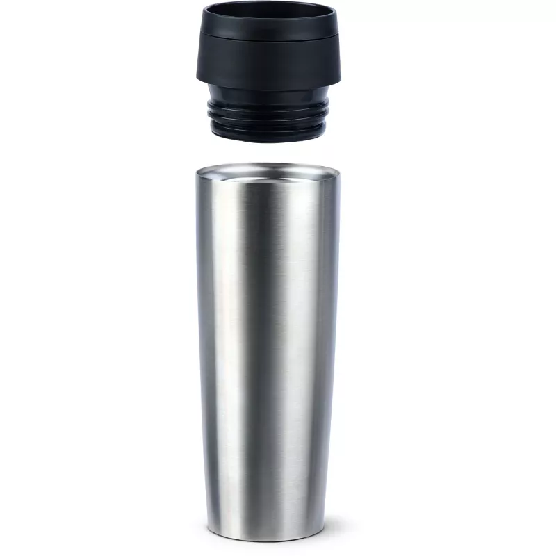 Travel mug EMSA Classic Grande stainless steel, 0.5 l, spill‑proof thermal cup