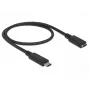 USB Cable DeLOCK 85532 USB 3.2 Gen 1 0.5m USB C Black