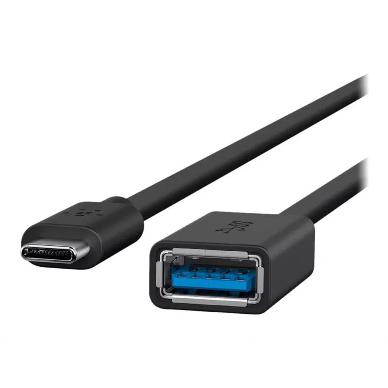 Belkin USB 3.0 Socket 5GBit/s USB-C auf USB-A 1m Grey (F2CU036BTBLK)