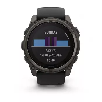Garmin fenix 8 3.56 cm (1.4) 51 mm Digital 280 x 280 pixels Touchscreen Titanium Wi-Fi GPS (satellite)