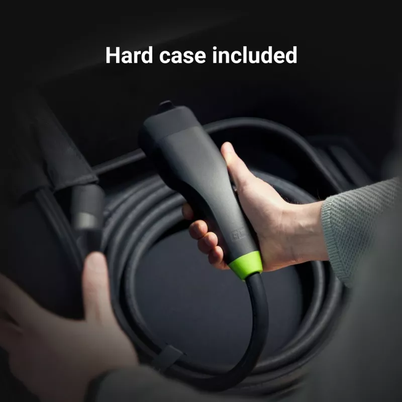 Charging cable Green Cell EVKABGC03 — Type 2, 5 m, 11 kW, for electric vehicles