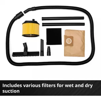Einhell 2342490 Handheld Vacuum Black