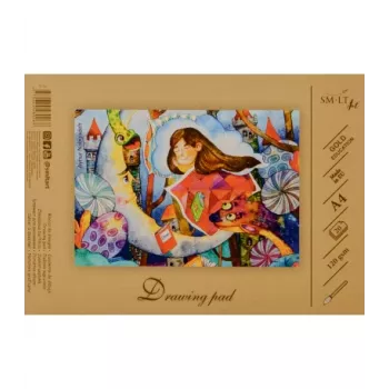 Drawing pad SMLT A4, 20sheets 120g