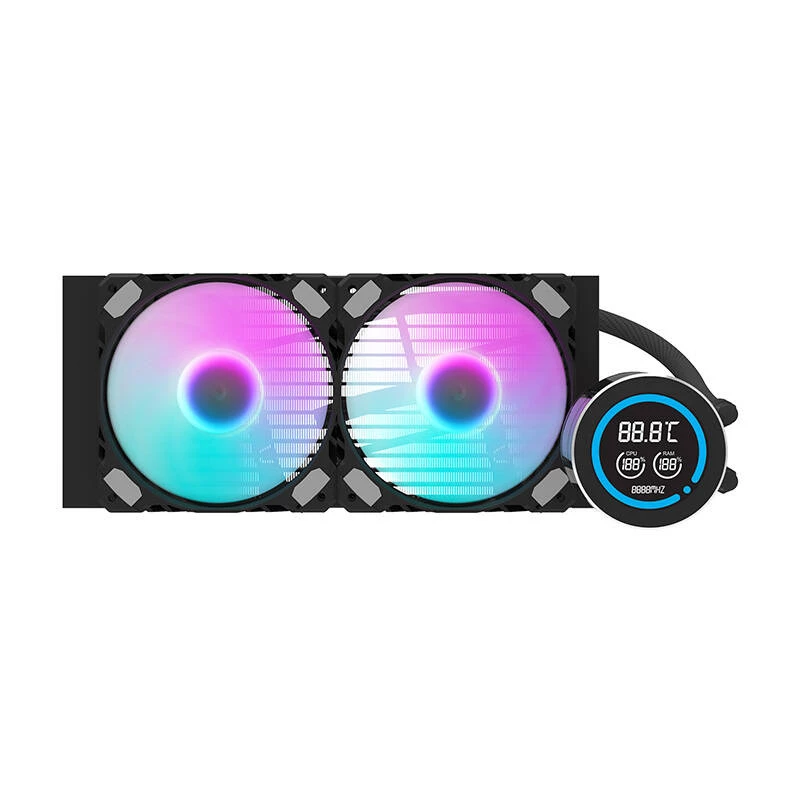 240mm Radiator Darkflash DN-D240 Black — Water Cooling Radiator for PC Liquid Cooling Systems
