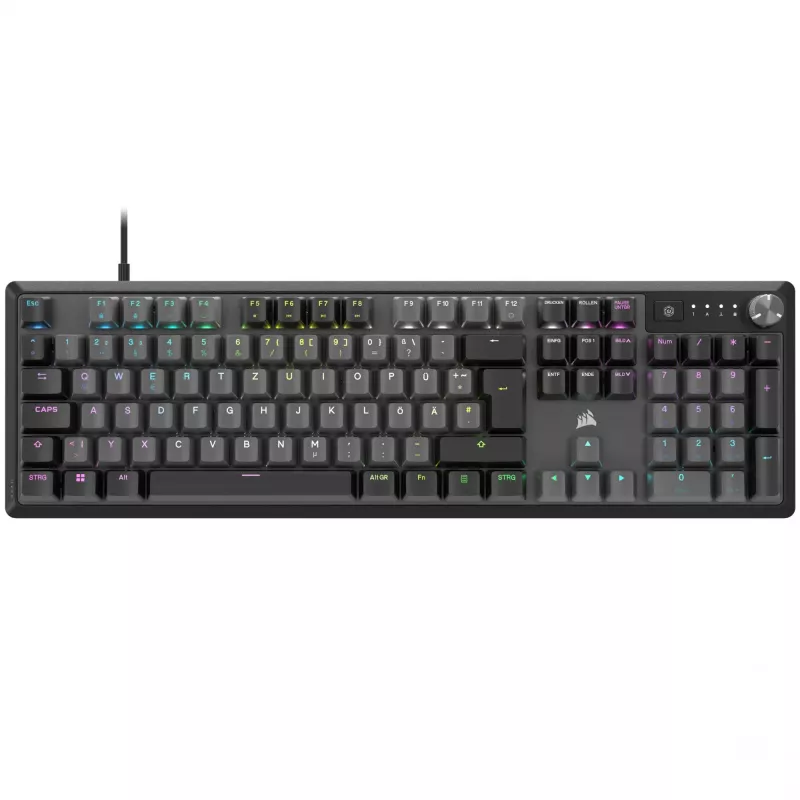 Corsair K70 CORE RGB keyboard Gaming USB QWERTZ German Grey