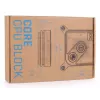 Water block Alphacool Core 1 Aurora Carbon Brass Copper Nickel Black 72mm