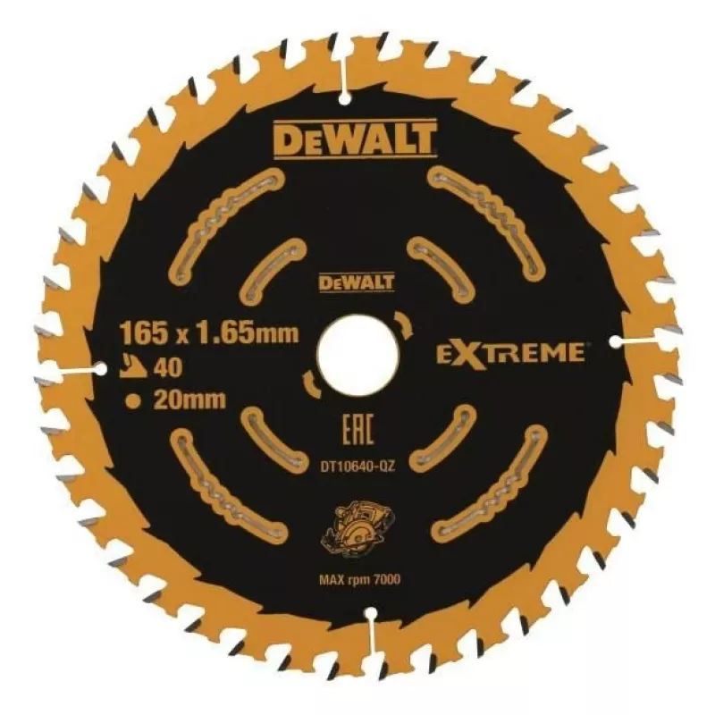 Circular saw blade DeWALT DT10640-QZ 16.5 cm