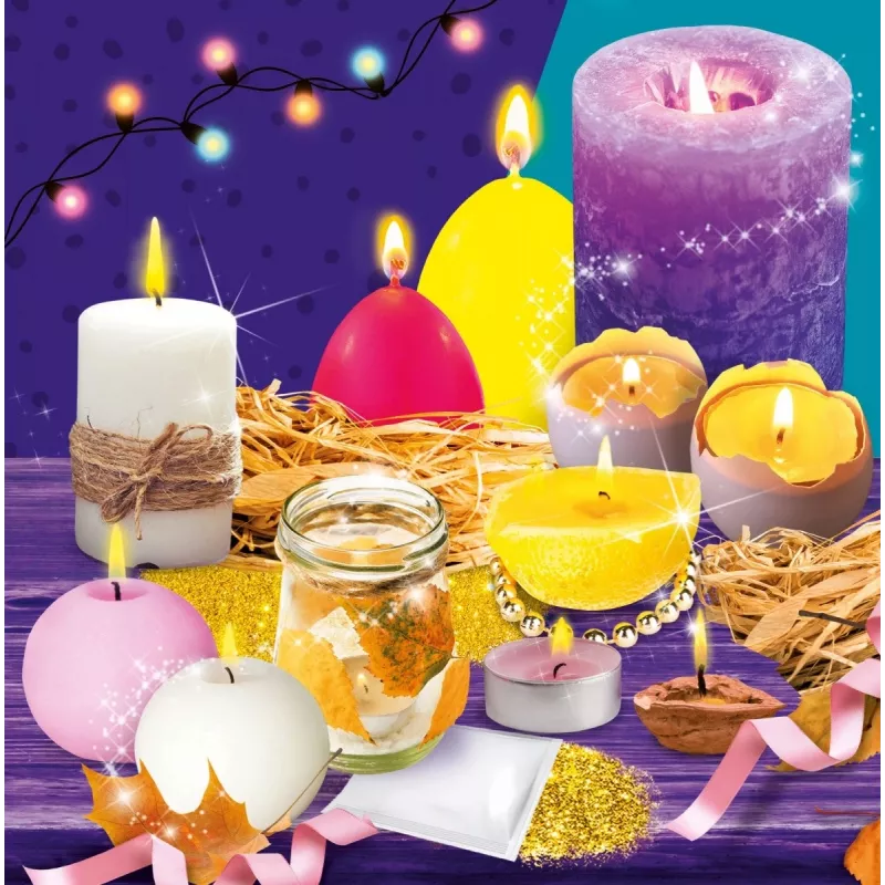 Educational science kit Liscianigiochi “I'm a Genius” Candle Manufacture 304-PL10208 – hands-on candle-making experiments