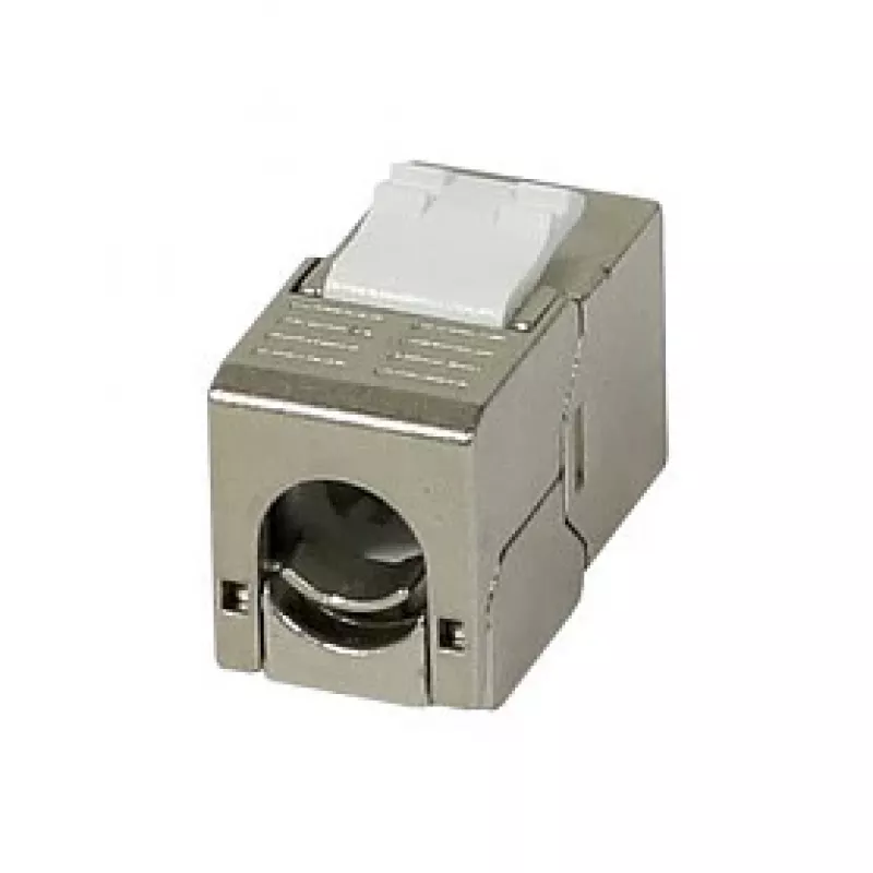 Synergy 21 Keystone Module TP Socket RJ45 CAT6A 500MHz Short with Cable Clamp - Cable - Digital/Data