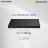 Portable Power Bank Nitecore NB10000 — 10000 mAh, USB‑A + USB‑C, 38W total output, grey