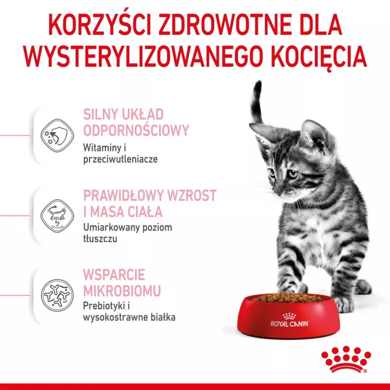 Royal Canin Kitten Sterilised dry cat food 3.5 kg Poultry