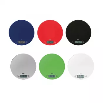 Electronic kitchen scale JATA 722P Green Transparent Square