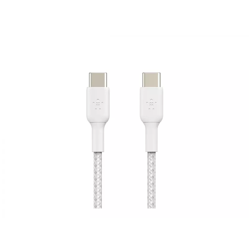Belkin BOOST CHARGE - USB Cable - 24 pin USB-C (M) to 24 pin USB-C (M) - USB 2.0 - 2 m - White