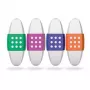 Colorino Pencil eraser with plastic grip