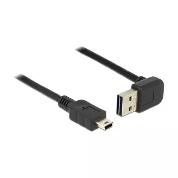 USB Cable DeLOCK 2m USB 2.0-A to Mini-USB B Black 83544