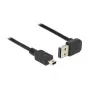 USB Cable DeLOCK 2m USB 2.0-A to Mini-USB B Black 83544