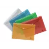 Envelope with print Forpus, A4, plastic, red, transparent
