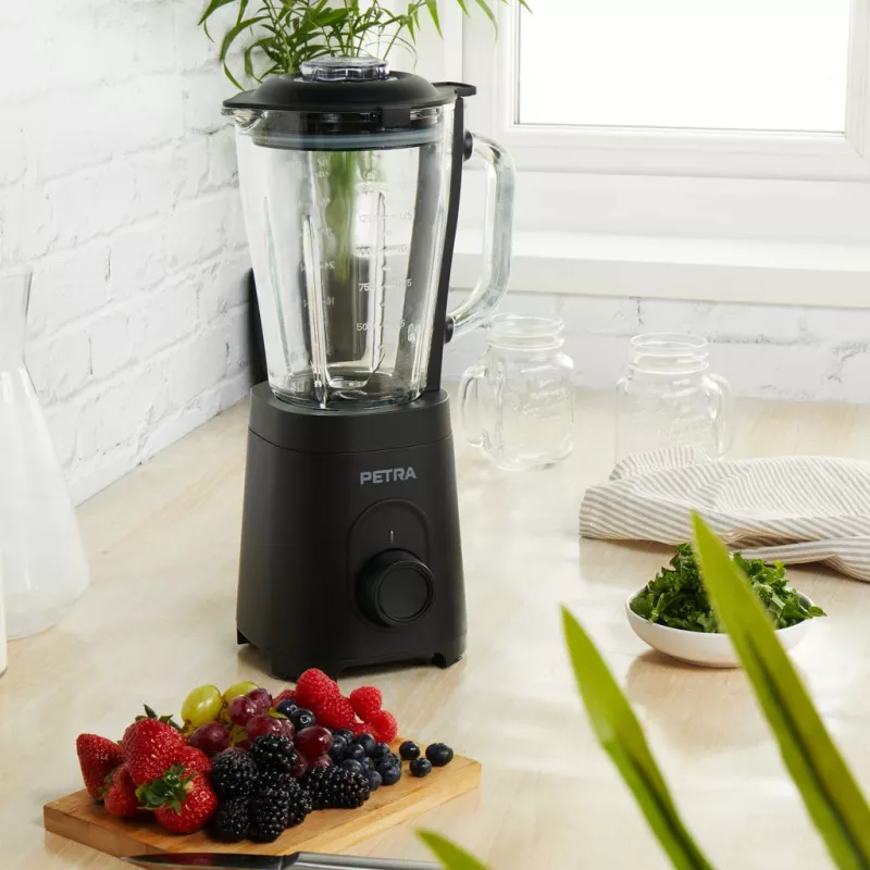 Blender Glass Jug Petra PT5531MBLKVDE Black