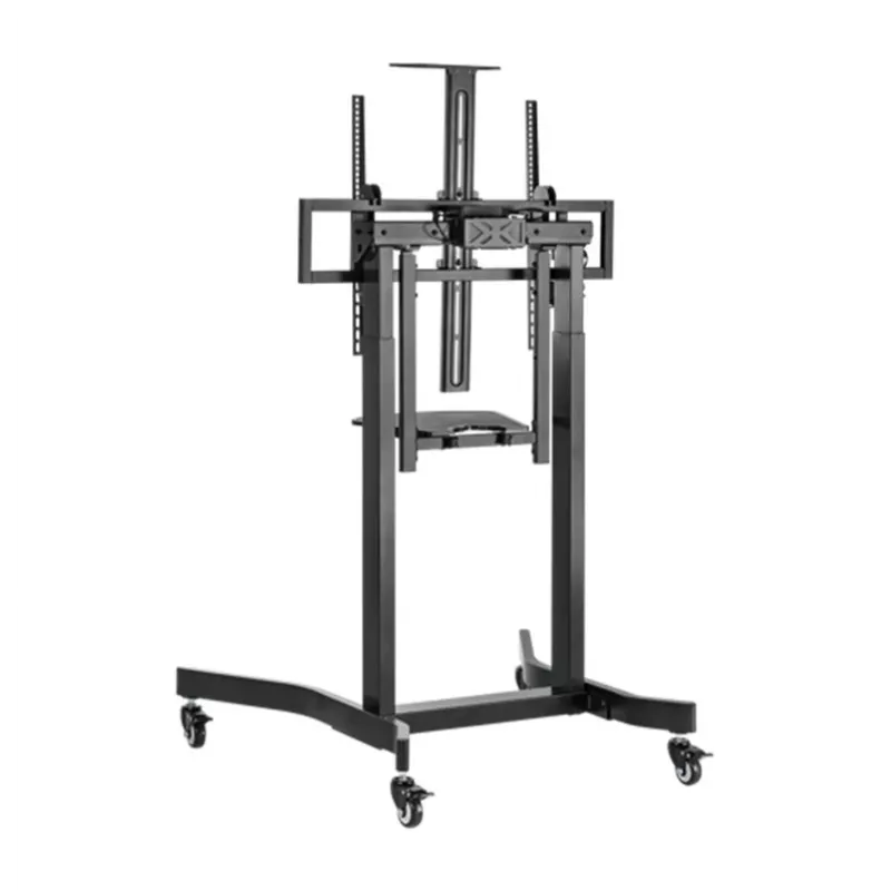 GEMBIRD Motorized height adjustable TV floor stand with caster wheels 55-100inch