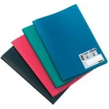 ELBA Memphis A4 Display Book, 80 Pockets, Assorted Colours, Pack of 10