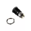 DimasTech Vandalism Switch/Button 19mm Blackline Dot RGB PD218