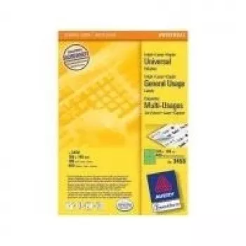 Self-Adhesive Labels Avery Universal 105x148mm Green