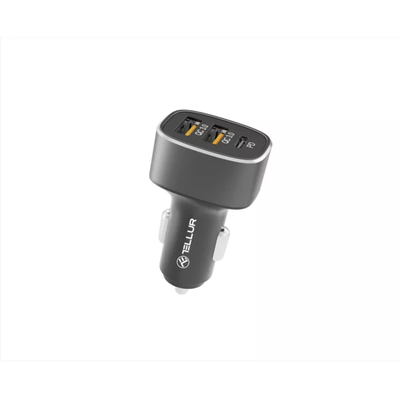 Car Charger Tellur FCC9 56W 9A — USB car power adapter, 56W total output, 9A max