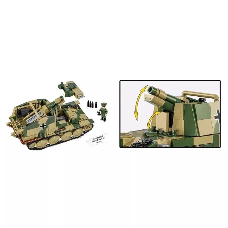Construction model kit Cobi SD.KFZ.138/1 Grille, 720 pieces, display model